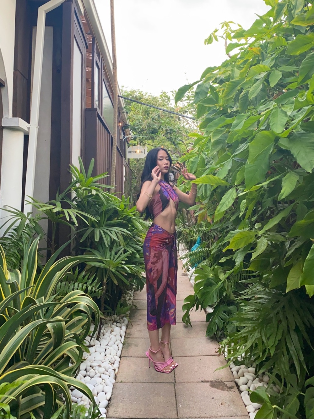 With Jean Two Piece Set